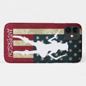 Personalisiertes amerikanisches Pirate Girl Case-M Case-Mate iPhone Hülle (Rückseite (Horizontal))