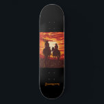 Personalisiertes amerikanisches Skateboard<br><div class="desc">Dieses einzigartige coole,  nativ-amerikanische Skateboard-Design wird sicherlich ein Gewinner sein</div>