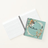 Personalisiertes amerikanisches SpiralNotebook Notizblock (Innenseite)