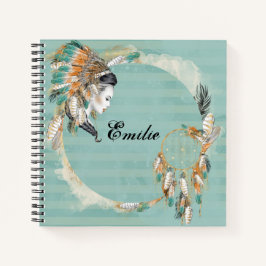 Personalisiertes amerikanisches SpiralNotebook Notizblock
