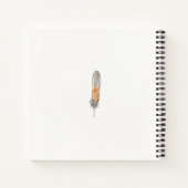 Personalisiertes amerikanisches SpiralNotebook Notizblock (Rückseite)