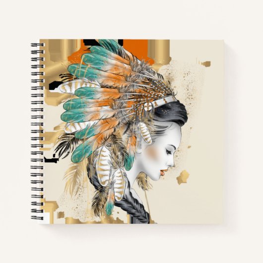 Personalisiertes amerikanisches SpiralNotebook Notizblock (Vorderseite)