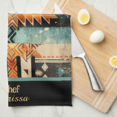 Personalisiertes amerikanisches Südwestdesign Geschirrtuch (Viertel Falte)