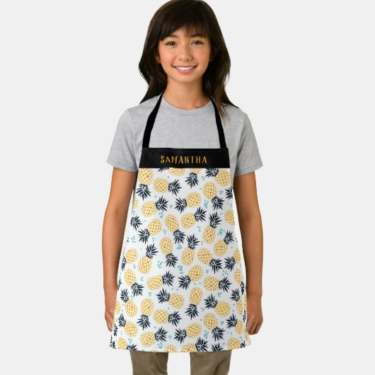 Personalisiertes Ananas-Muster Schürze (Insitu)