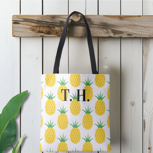 Personalisiertes Ananas-Muster Tasche