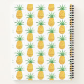 Personalisiertes Ananas-Notebook Notizblock (Rückseite)