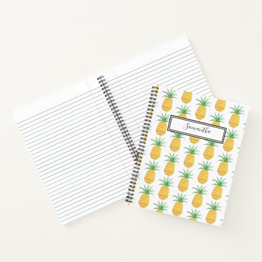 Personalisiertes Ananas-Notebook Notizblock (Innenseite)
