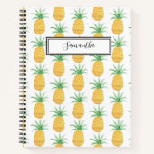 Personalisiertes Ananas-Notebook Notizblock (Vorderseite)