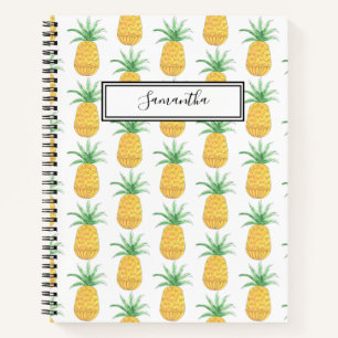 Personalisiertes Ananas-Notebook Notizblock