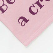 Personalisiertes Ananas-Zitat Fleecedecke (Ecke)