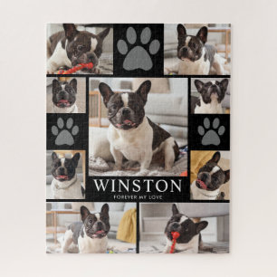 Personalisiertes Andenkenfoto für verstorbene Hund Puzzle
