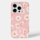 Personalisiertes anfängliches Daisy-Muster auf Sof Case-Mate iPhone Hülle (Rückseite)