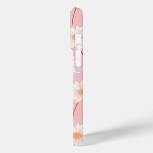 Personalisiertes anfängliches Daisy-Muster auf Sof Case-Mate iPhone Hülle (Rückseite / Links)