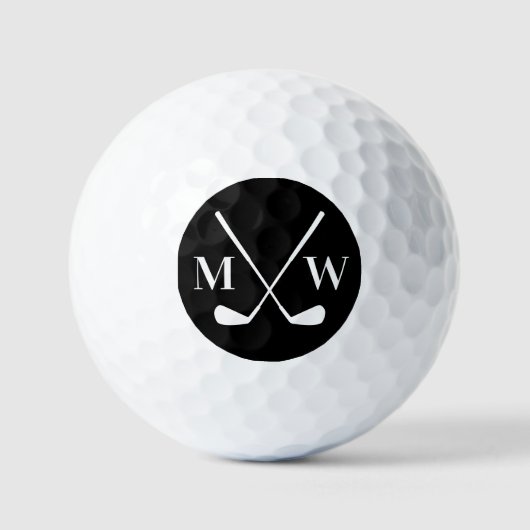Personalisiertes Anfangsmonogramm Golfball (Vorderseite)