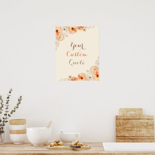 Personalisiertes Angebot Fall Fall Fall Poster (Küche)