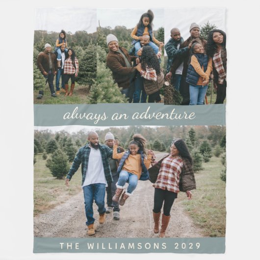 Personalisiertes Angebot für Fotocollagen Fleecedecke (Vorderseite)