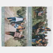 Personalisiertes Angebot für Fotocollagen Fleecedecke (Vorderseite (Horizontal))