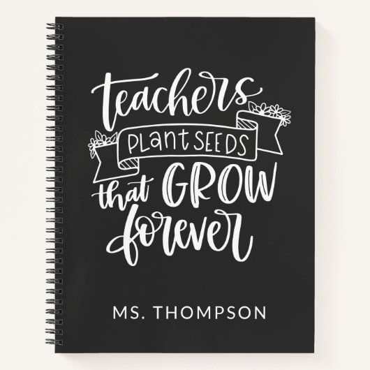 Personalisiertes Angebot für Lehrer Notizblock (Vorderseite)