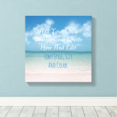 Personalisiertes Angebot Leinwanddruck (Insitu (Holzboden))