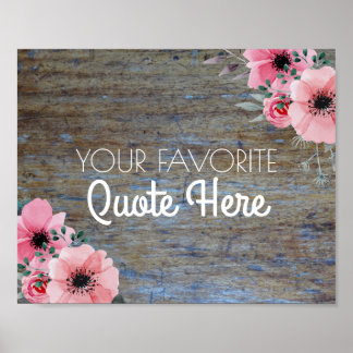 Personalisiertes Angebot | Rustikales Schild aus H