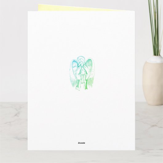 Personalisiertes Angel-Design Karte (Rückseite)