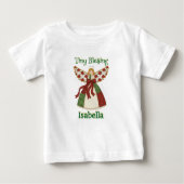 Personalisiertes Angel-Design - Niedlicher Patchwo Baby T-shirt (Vorderseite)
