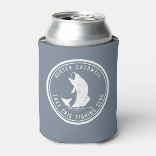 Personalisiertes Angel-Emblem dusty blue Dosenkühler