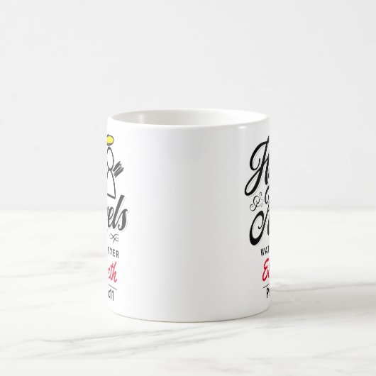 PERSONALISIERTES ANGEL-VERSPRECHEN - PSALM 91:11 KAFFEETASSE (Mittel)