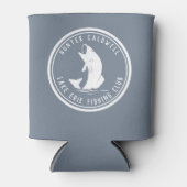 Personalisiertes Angelemblem staubig blue Dosenkühler (Vorderseite)