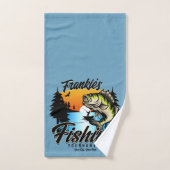 Personalisiertes Angelturnier Fischfeindlichkeit Badhandtuch Set (Handtuch)