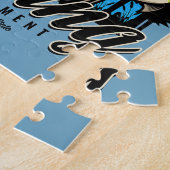 Personalisiertes Angelturnier Fischfeindlichkeit Puzzle (Seite)