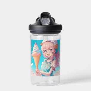 Personalisiertes Anime-Mädchen mit fantastischem E Trinkflasche