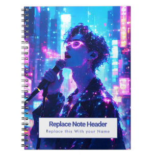 Personalisiertes Anime-Themen-Notizbuch Notizblock
