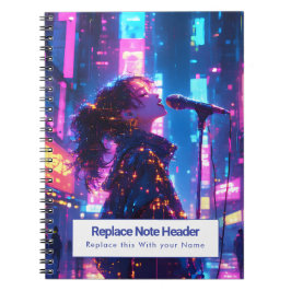 Personalisiertes Anime-Themen-Notizbuch Notizblock