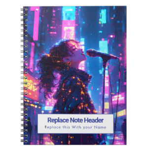 Personalisiertes Anime-Themen-Notizbuch Notizblock