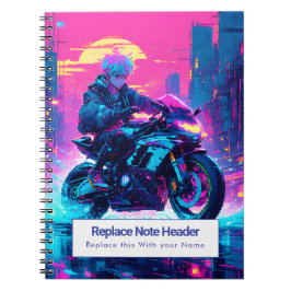 Personalisiertes Anime-Themen-Notizbuch Notizblock