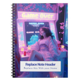 Personalisiertes Anime-Themen-Notizbuch Notizblock