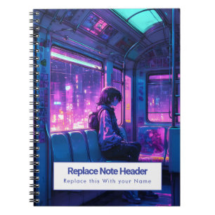 Personalisiertes Anime-Themen-Notizbuch Notizblock