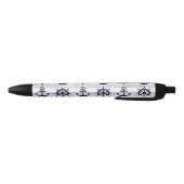 Personalisiertes Anker-Schiffsrad-Nautik-Tinte Kugelschreiber (Unterseite)