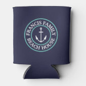 Personalisiertes Ankerlogo für Aquakultur der Mari Dosenkühler (Vorderseite)