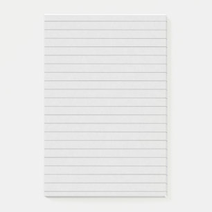 Personalisiertes anpassbares liniertes Notizbuchpa Post-it Klebezettel