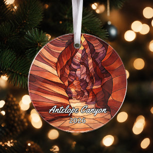 Personalisiertes Antelope Canyon-Acrylornament, Cu Ornament