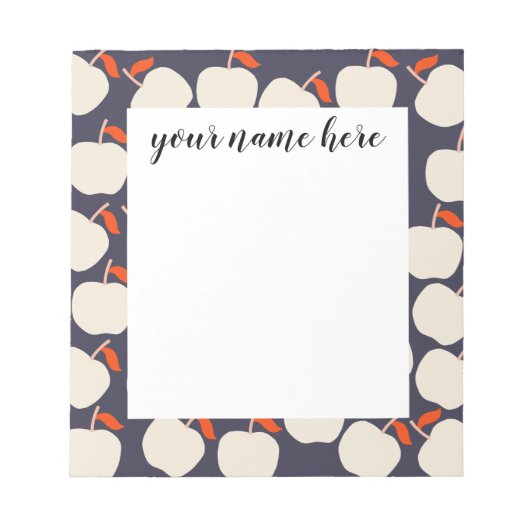 Personalisiertes Apple Editor Notizblock (Vorderseite)