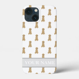 Personalisiertes Apricot Rotes Golden Doodle Case-Mate iPhone Hülle
