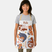 Personalisiertes Apron mit glücklichen Katzen Name Schürze (Insitu)