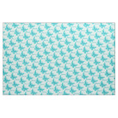 Personalisiertes Aqua-Name-Schmetterling-Stilmuste Stoff (Fat Quarter (45,7 x 55,9 cm))