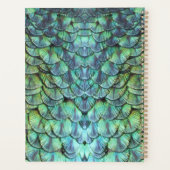 Personalisiertes Aqua Vibranding Peacock Feathers Planer (Rückseite)