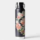 Personalisiertes Aquarell-Bouquet Trinkflasche (Vorne)