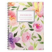 Personalisiertes Aquarell-Notebook Notizblock (Vorderseite)