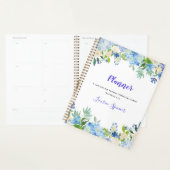 Personalisiertes Aquarellblumen Christlicher Plane Planer (Anzeige)
